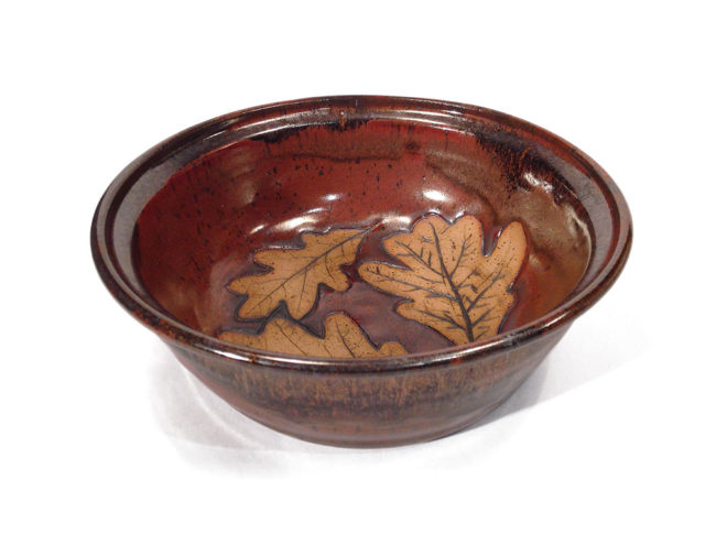 oak leaf bowl